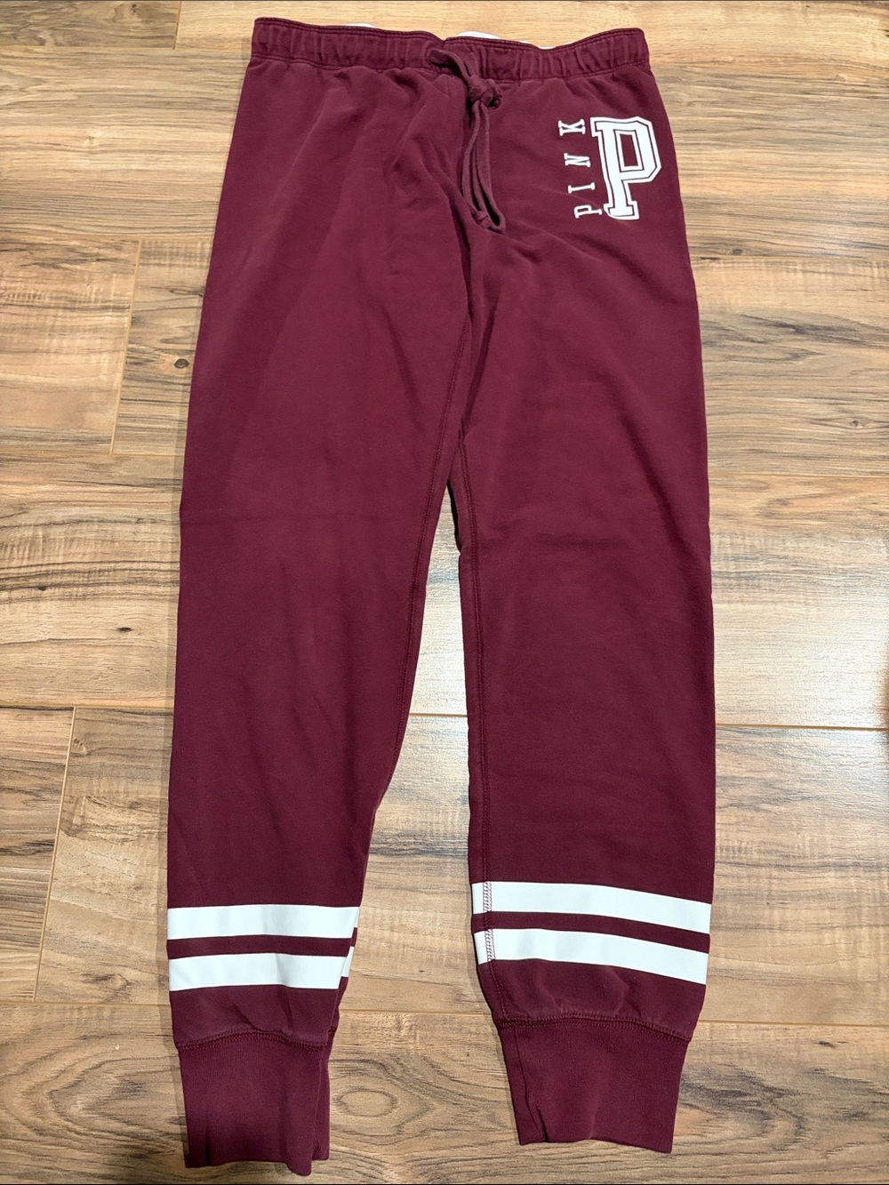 PINK Maroon Joggers